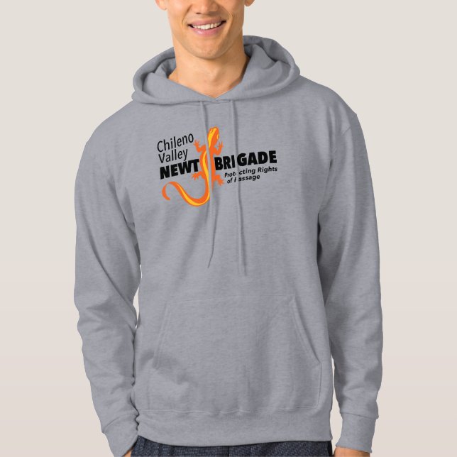 Chileno Valley Newt Brigade Logo Hoodie (Vorderseite)