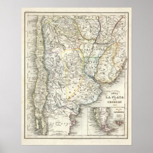 Chili, Argentinien, Südamerika Poster