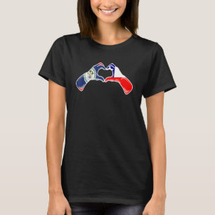 Chili Belize Flag Chile Belizisches Herz T-Shirt