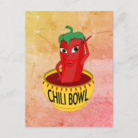 Chili Bowl Cartoon Zeichnend