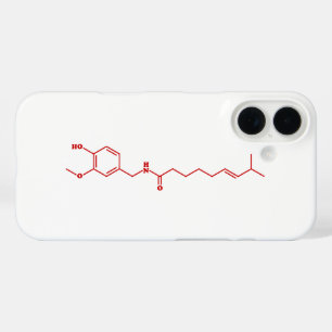 Chili Capsaicin Molekulare Chemische Formel iPhone 16 Hülle