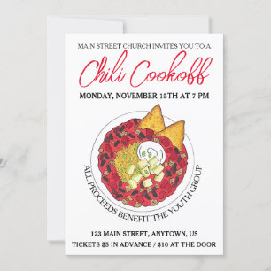 Chili Chili Suppenkeks Wettbewerb Abendessen Einladung