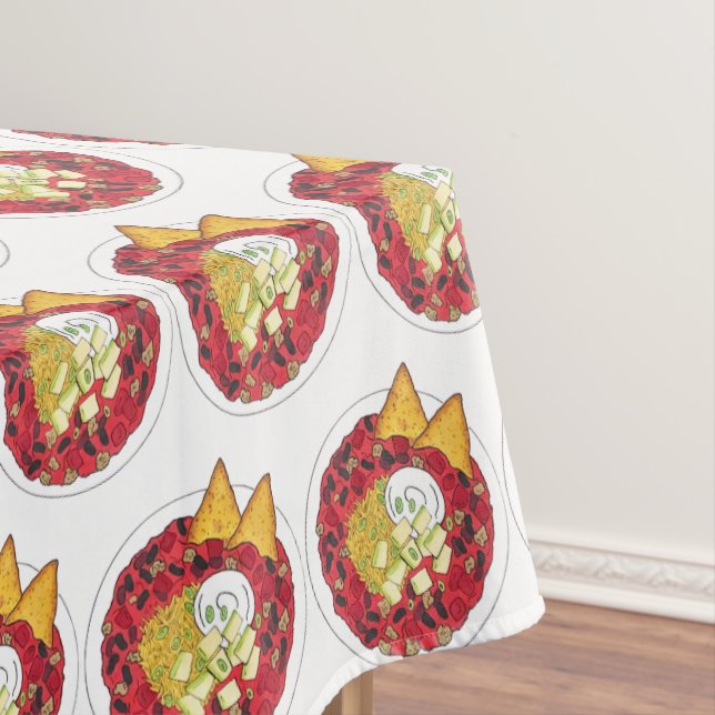 Chili Chili Suppenkeks Wettbewerb Abendessen Tischdecke (Beispiel)