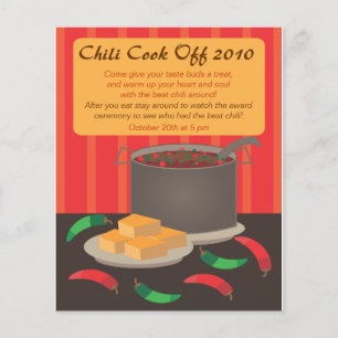 Chili Cook Off Announction Flyer