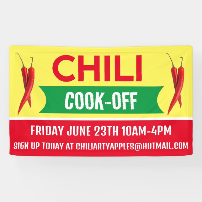 Chili Cook Off Banner (Horizontal)