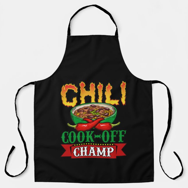 Chili Cook Off Champ Gewinner Schürze (Vorderseite)