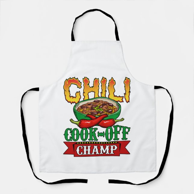 Chili Cook Off Champ Gewinner Schürze (Vorderseite)