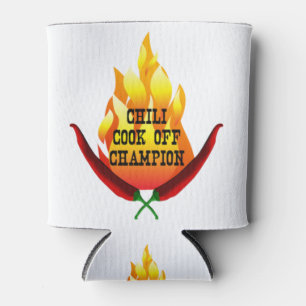 Chili Cook Off Champion Flame Design Dosenkühler