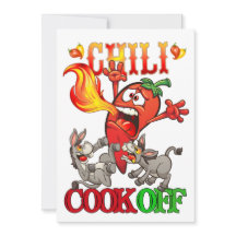 Chili Cook Off Einladung