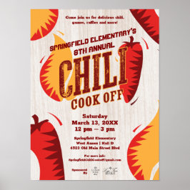 Chili Cook Off | GRILLEN Cookout Contest Poster
