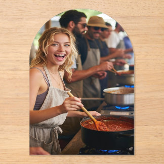 Chili Cook Off Photo Customize Acryleinladungen