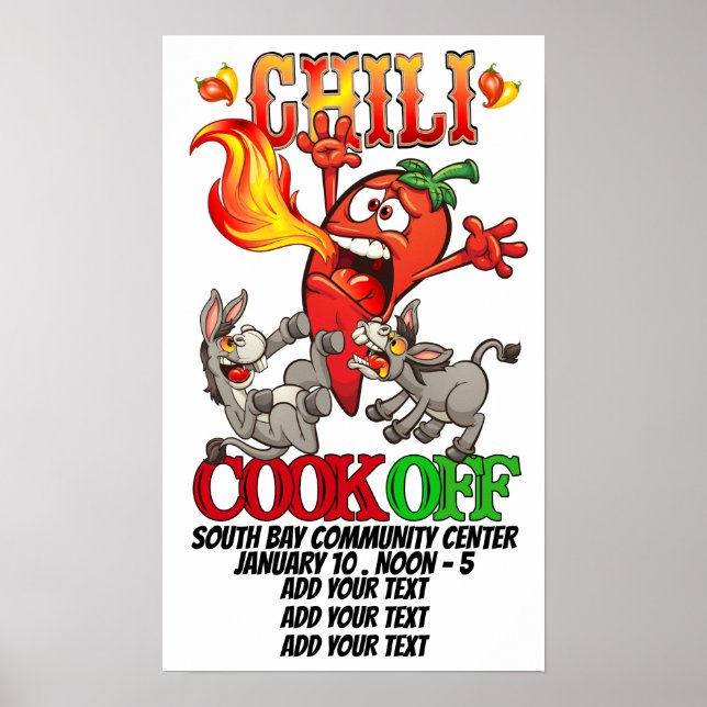 Chili Cook Off Poster (Vorne)