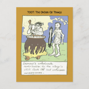 Chili Cook Off Postkarte