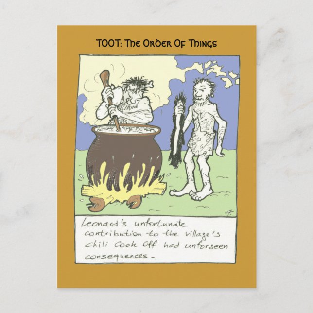 Chili Cook Off Postkarte (Vorderseite)