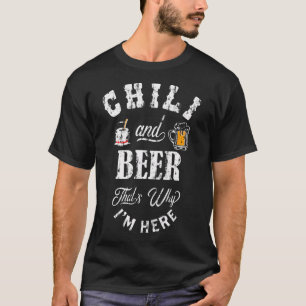 Chili Cookoff Funny T - Shirt Chili und Bier T-Shi