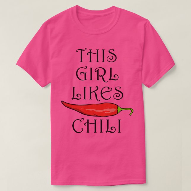 Chili Funny Saying Spicy Food Jalapeno T-Shirt (Design vorne)
