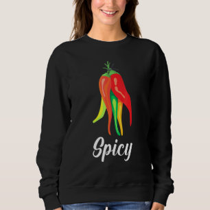 Chili Gewürze Gemüse Gewürze Fruchtsäfte Pfeffer Sweatshirt