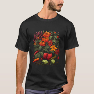 Chili Hot Pepper Pflanze Chillis Garden Gewürzpepp T-Shirt
