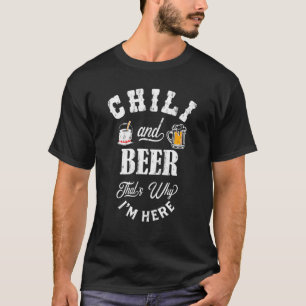 Chili Keks Funny Chili und Bier T-Shirt