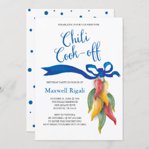 Chili-Koch weg von der erwachsenen Einladung