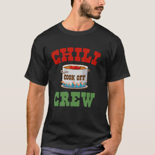 Chili-Koch-Wettbewerb-Crew Würziges Kochvergnügen T-Shirt