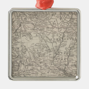 Chili, La Plata und Uruguay Silbernes Ornament