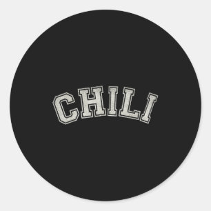 Chili, Lieblings-Sce, Kochen, Küche, Scy-Aussage Runder Aufkleber