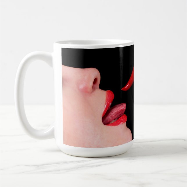 Chili-Lippen Kaffeetasse (Links)