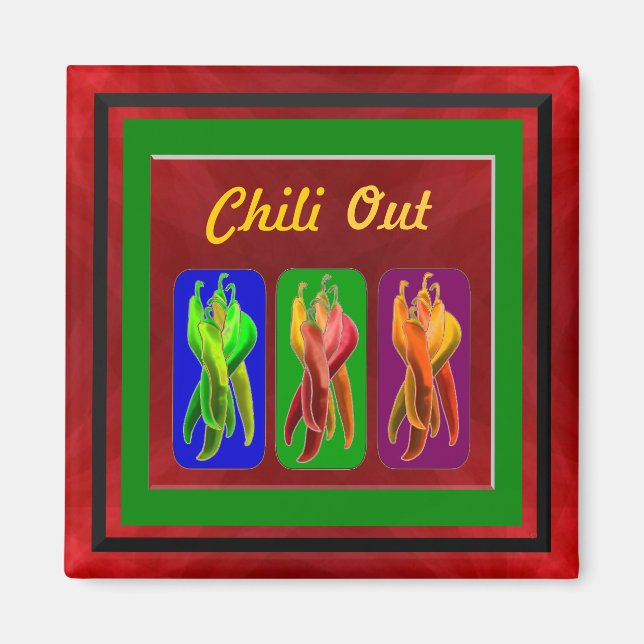 Chili-Magnet Magnet (Vorne)