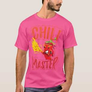 Chili Master Food Contest Koch-Off Roter Pfeffer T-Shirt