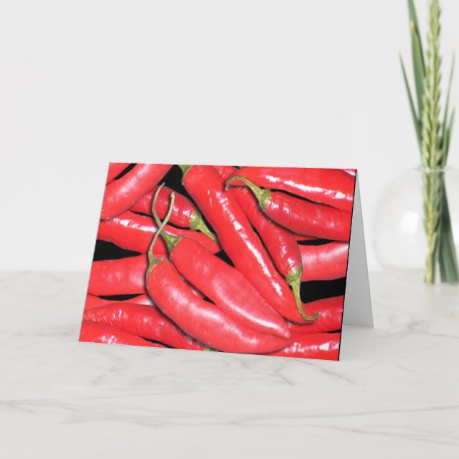 Chili-Maus-Matte Karte (Vorderseite)