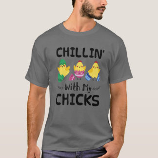 Chili' mit meinen Chicks Osterfeiertag lustig T-Shirt