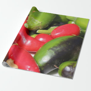 Chili Paprika Geschenkpapier