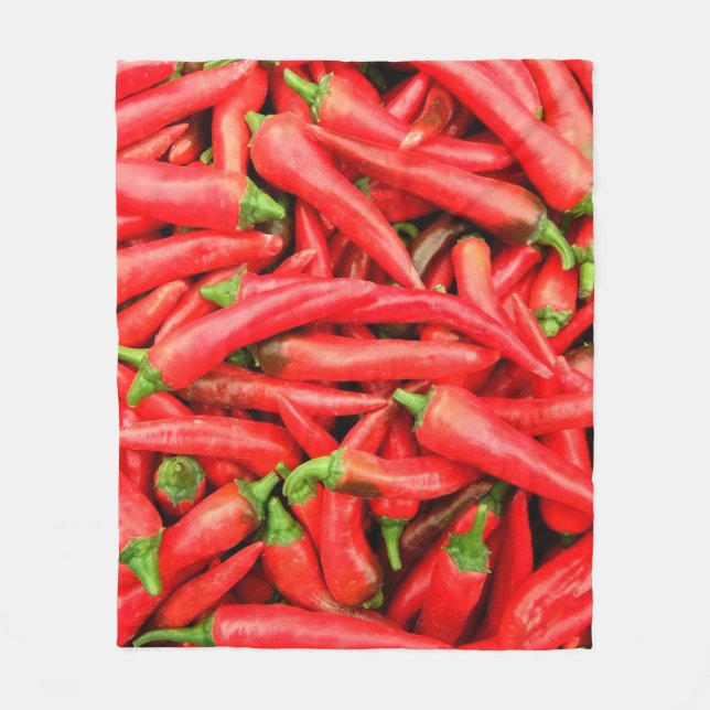 CHILI PAPRIKASCHOTEN 2 FLEECEDECKE (Vorderseite)