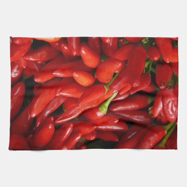 CHILI PAPRIKASCHOTEN 3 GESCHIRRTUCH (Horizontal)