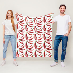 Chili Paprikaschoten Fleecedecke