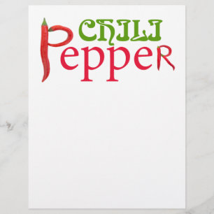 Chili-Paprikaschoten Flyer