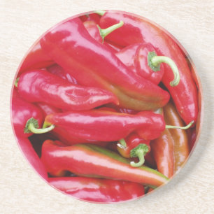 Chili-Paprikaschoten Getränkeuntersetzer