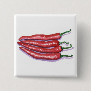 Chili-Paprikaschoten-Knopf Button