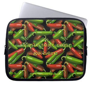 Chili-Paprikaschoten Laptopschutzhülle