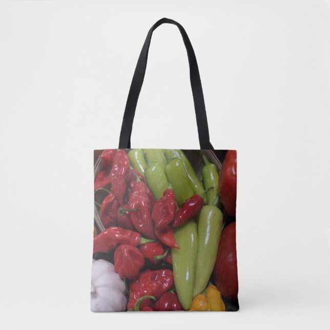 Chili Paprikaschoten Tasche (Vorderseite)
