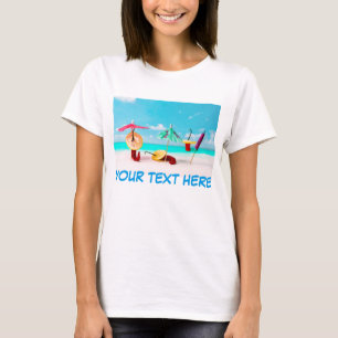 Chili-Paprikaschoten und Ihr Text T-Shirt