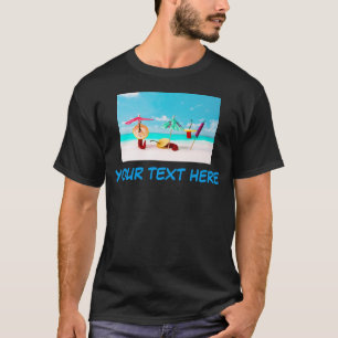 Chili-Paprikaschoten und Ihr Text T-Shirt