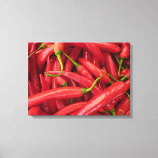 Chili Paprikaschoten Wrapped Canvas Leinwanddruck