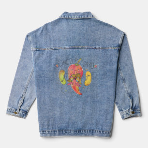 Chili Pepper, Bohnen, Cinco de Mayo Jeansjacke