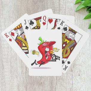 Chili Pepper Breaaving Fire Playing Cards Spielkarten