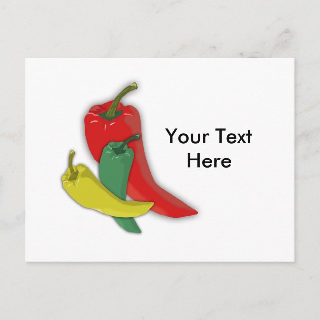 Chili Pepper Group Postkarte (Vorderseite)