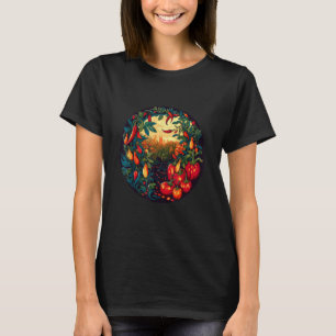 Chili Pepper Hot Peperoni Pepperoni Gemüsegarine T-Shirt
