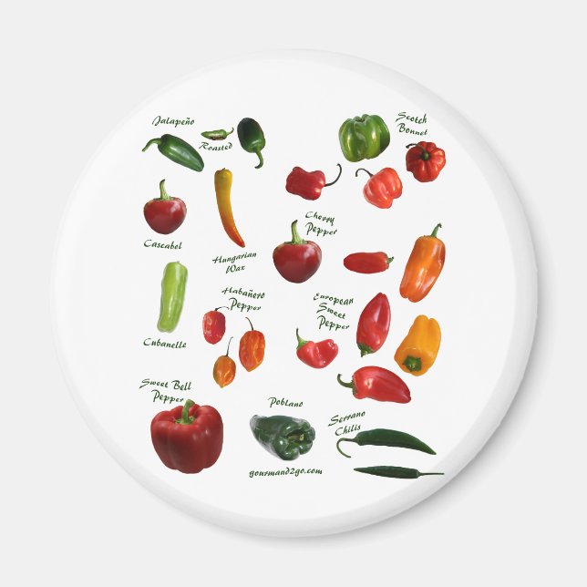 Chili Pepper ID Magnet (Vorne)