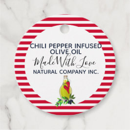 Chili Pepper Olive Oil Eigenmarke Geschenkanhänger